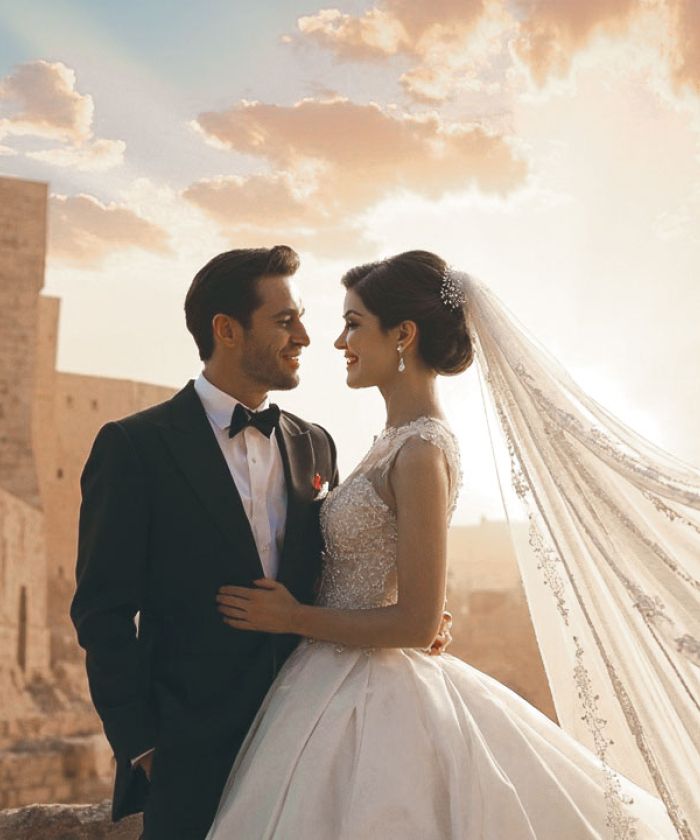 Couple Near Citadel of Salah El-Din