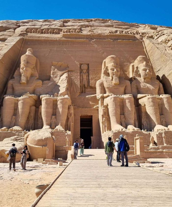 Rock temples built by Ramses II