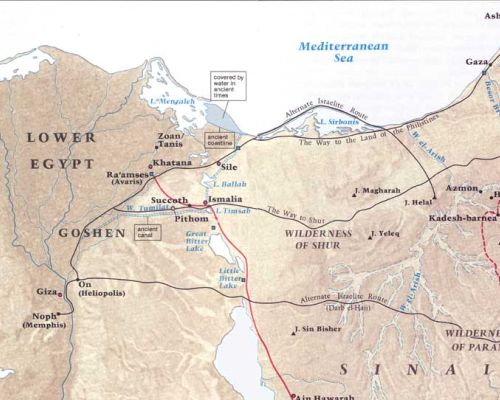 Tanis Old map