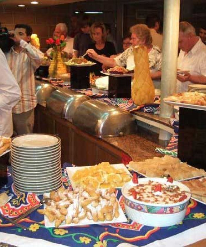dinner on board 